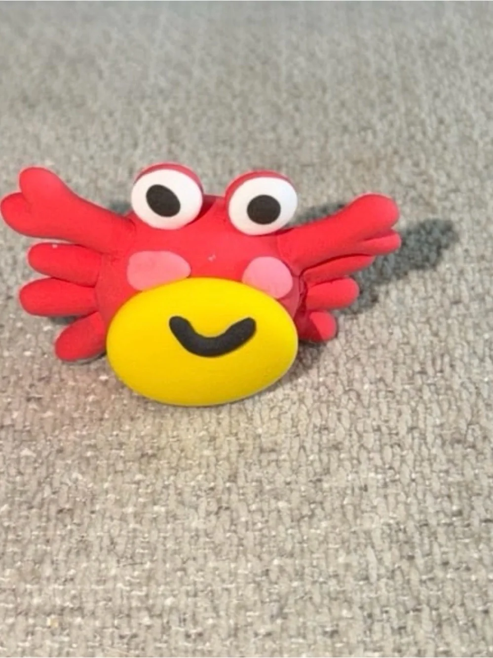 Cute Adorable Handcrafted Polymer Clay Figures - Total of 6